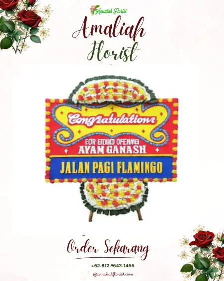 Sewa Papan Bunga Pasar Merah Barat